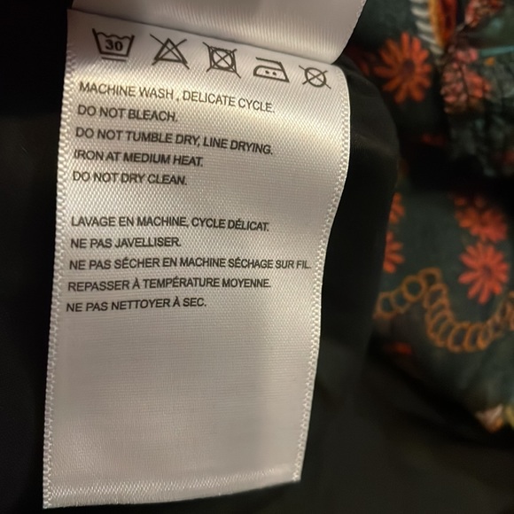 NWT FARM RIO Tiered Printed Voile Maxi Dress Women sz M Fruit Paradise MSRP $265 - Picture 14 of 15